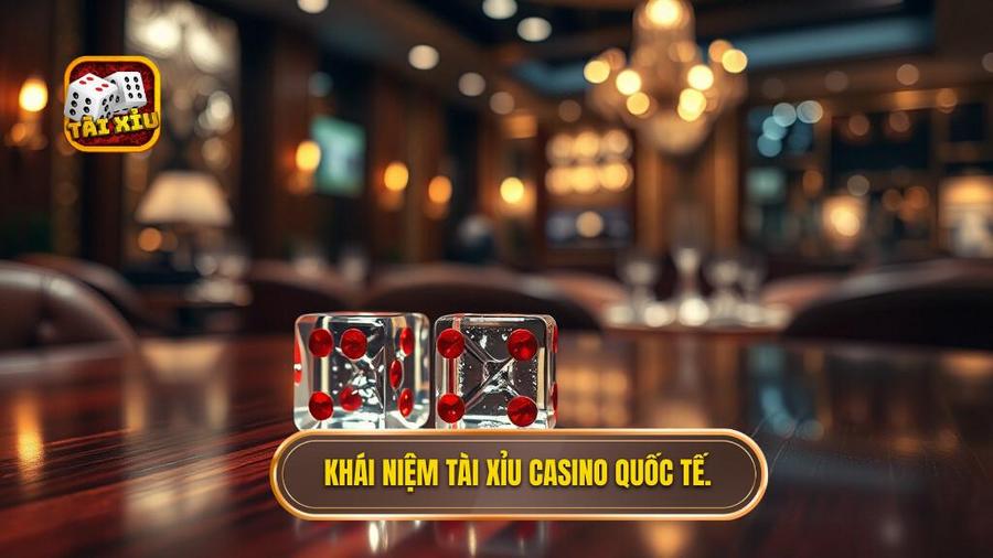 1. Khái niệm tài xỉu casino quốc tế.