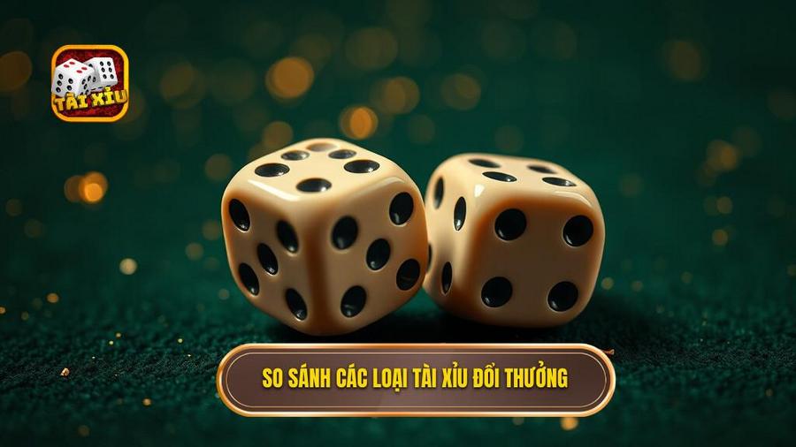 2. So sánh các loại tài xỉu đổi thưởng