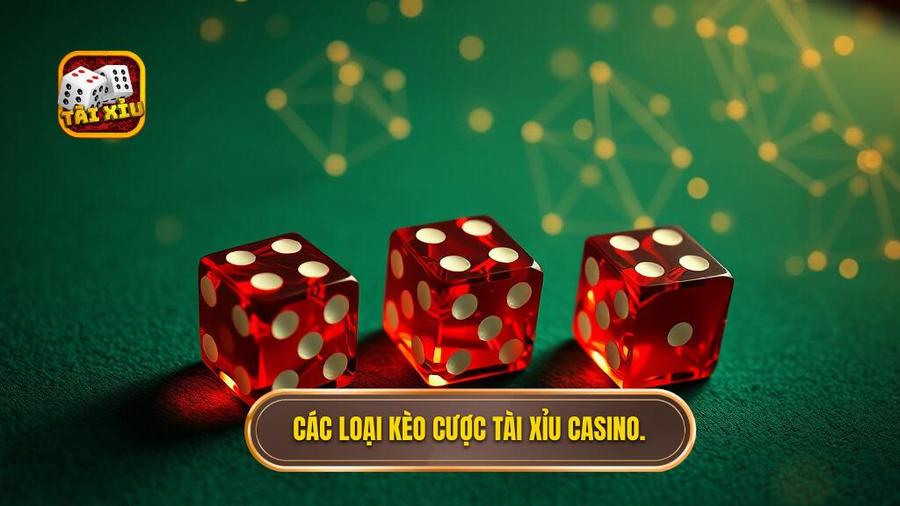 3. Các loại kèo cược Tài xỉu casino.